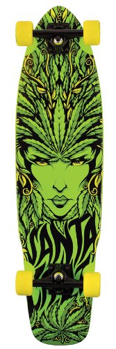 Santa Cruz Skateboard Longboard Goddess, green, 9.3\" x 36.0\", 11112611 Preisvergleich