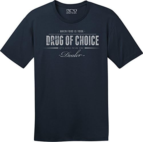 Drug Of Choice- Chef T-Shirt (2X-Large, New Navy)