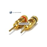 Buy 1 PAIR OF High-Quality Copper (non-banana) Speaker Plugs - Pin Screw Type