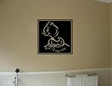 RUB A DUB DUB Vinyl wall quotes stickers sayings home art decor decal