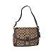 Coach Inspired Ali Signature Shoulder Flap Handbag