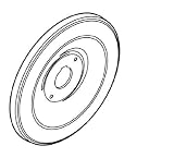 Buy Moen 100663 Escutcheon Chateau Posi Temp 1 handle tub shower