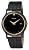 Seiko Men's SKP333 Dress Black Leather Strap Watch by Seiko