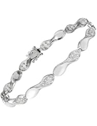 CLK Diamond 14K White Gold 0.66CTW Diamond Bracelet