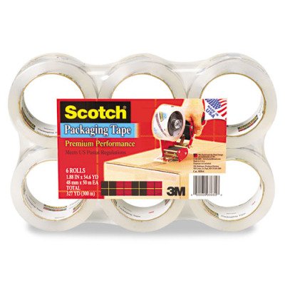 Packaging Tape Refill - 1-7/8x54.6Yds, 3 Core, Clear(sold in packs of 2)