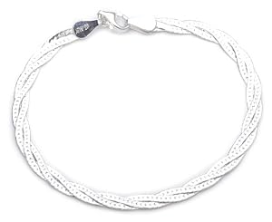 Bracelet - BRS-K41015 - Pulsera de mujer de plata de ley, 18 cm