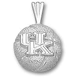 University of Kentucky New UK Basketball Pendant (Silver)