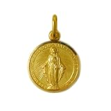 18K Gold Vintage Miraculous Medal