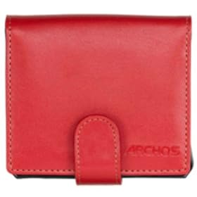 ARCHOS 405 Stand Case, Red Leather by Archos