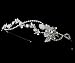 Rhodium Vintage Rhinestone Touched Bridal Headband