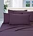 Elegant Comfort Luxurious Bed Sheets Set on Amazon 1500 Premier Wrinkle,Fade and Stain Resistant 4-Piece Bed Sheet Set, Deep Pocket, Queen Purple