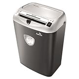 Powershred PS-77Cs Shredder, Cross Cut, 9" Throat, 12 Sheet Capacity, Silver & Black