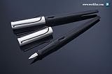 Lamy Joy AL Fountain Pen - Black/Silver, 1.1mm Nib L11-1.1