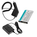 Rapid Car Charger with IC Chip + Home Travel Charger + Standard Lithium-Ion Battery by GTMax for AT&T LG CU515