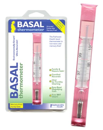 HealthPersonalCare: Non mercury Glass Basal Themomether By Fairhaven Health