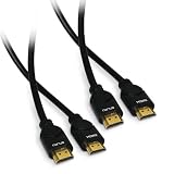 Nyrius NWHD300 High Speed HDMI 1.4 Cable (6 Feet) Supports 3D, Ethernet, and Audio Return for HDTV, Projector, Blu-ray DVD, XBOX360, PS3, Satellite/Digital TV Set-top-box – Bonus 4 Pack of Cables