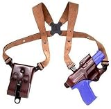 Galco Jackass Rig Shoulder System for 1911 5-Inch Colt, Kimber, Para, Springfield (Havana, Right-hand)