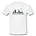 endlos-shirts.., frankfurt_skyline2, M�nner T-Shirt klassisch