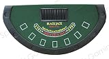 72 Blackjack Table with Folding Legs (Green Felt)