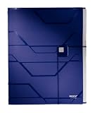 Produkt-Bild: Leitz 46180035 Ordnungsmappe Prestige, 12 F&auml;cher, PP, blau