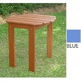 Adirondack End Table-White-20155WHT-01-KD (White) (18.13H x 18.25W x 18.38D)
