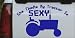 Blue 16in X 10.0in -- She Thinks My Tractor Is Sexy Country Car Window Wall Laptop Decal Sticker