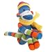Pogo - Genuine Monkeez 13 Inch Acrylic Yarn Sock Monkey - Multicolor Stripes