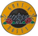 Mens GUNS N ROSES Punk Rock Metal Belt Buckle- Round