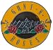 Mens GUNS N ROSES Punk Rock Metal Belt Buckle- Round
