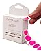 ChromaLabel 0.75 Inch Round Label Permanent Color Code Dot Stickers, 1000 Labels per Dispenser Box, Fluorescent Pink