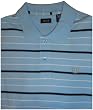 Men's Izod Polo Shirt Blue, Navy and White Striped