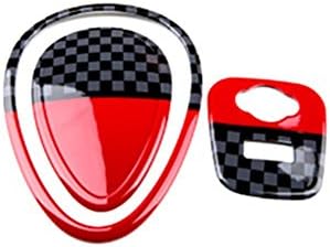 Interior Car Dashboard Instrument panel JCW Center Air Condition AC Air Vent Outlet Cover Trim Set with USB cover decor for BMW MINI Cooper F55 F56