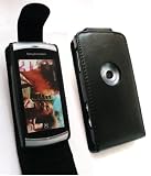 FLASH SUPERSTORE VALUE PACK FOR SONY ERICSSON VIVAZ FLIP CASE COVER WITH BUILT IN PHONE HOLDER BLACK + COMPATIBLE CAR CHARGER + LCD SCREEN PROTECTOR