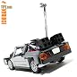 BTTF DeLorean DMC-12 V4.0 - Custom LEGO Model