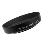 Mennon A-WS 52 Screw Mount 52mm Hood for Wideangle 28-80mm Lens, Black