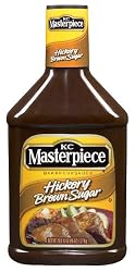 KC Masterpiece Hickory Brown Sugar BBQ Sauce, 18-Ounce Plastic Bottle (Pack of 12)
