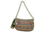 Coach Poppy Occasion Tweedy Handbag Gold/Multi Small