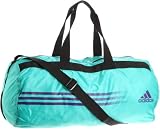 「[アディダス] adidas ポケッタブルダッフルバッグ JH133  X46581 (ウルトラグリーンS12/パワーバイオレットS12)」の画像