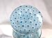 Murano Design Mouth Blown Light Blue Milk White Millefiori Art Glass Paperweight PW-1134