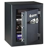 SentrySafe TC8331 38-Cubic Feet Security Electronic Keypad Fire Safe Weighing 218-Pound, Black