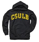 Long Beach State 49ers Black Arch Hooded Sweatshirt