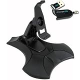 ChargerCity Exclusive Flexible Bendy Portable Dashboard Friction Mount + Unit Bracket Cradle Kit for Garmin Nuvi 200 200w 205 205w 250 250w 255 255wt 255w 260 260w 265 265wt 265w 270 275t 280t GPS Navigator **Comparable to 010-11280-00** (Include ChargerCity Manufacture Directly Replacement Warranty & Free OEM Micro SD Card Reader)