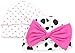 Gerber Baby-Girls Newborn 2 Pack Novelty Caps Dalmation, Pink, 0-6 Months