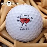 Personalized Top-Flite Golf Ball Sets - Valentine's Day Designs