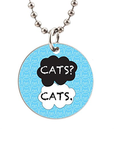 Generic Personalized Cats - Custom Made Round Cute Dog Tag Pet Tags - Size Approx 1.69 inches In Diameter Aluminum Dogtag - New Great Gift - By Coco Lovely Tags