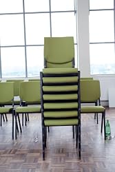 HAG Conventio Chair, Low Back, w/o Arms (Black Fabric)