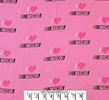 I Love Nascar Pink Flannel