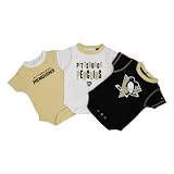 Pittsburgh Penguins Baby 3-pc Creeper Set Size 0-3 Months