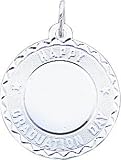 Sterling Silver Happy Graduation Day Charm