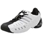adidas Men's Barricade 2 Tennis Shoe,Black/Metallic Silver/Run White,10.5 M